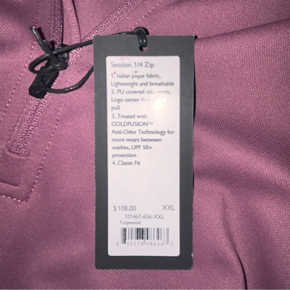 RHONE Session 1/4 zip men’s‎ size XXL NWT